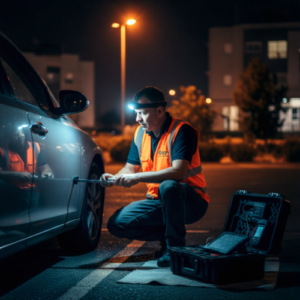 ויטלי מנעולן בדרום מבצע פריצת רכב ללא נזק עבור לקוח בבאר שבע