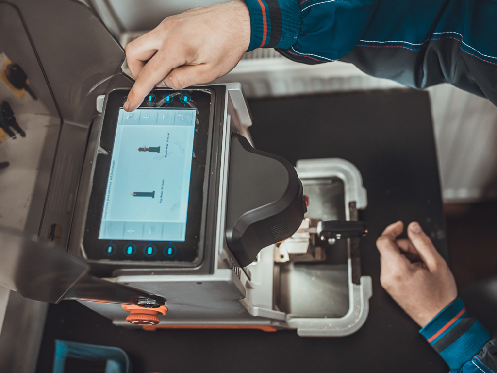 מכונה לשכפול מפתחות, שיחזור מפתחות לרכב