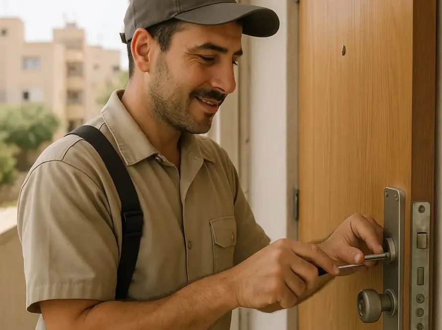 מנעולן בדימונה פותח דלת כניסה ללא נזק למשקוף