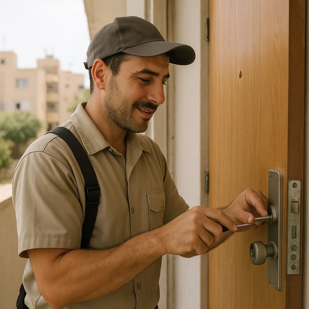 מנעולן בדימונה פותח דלת כניסה ללא נזק למשקוף
